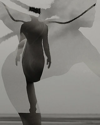 “Tóc” múa ballet trong bộ ảnh nghệ thuật “Arch” của Đỗ Hải Anh