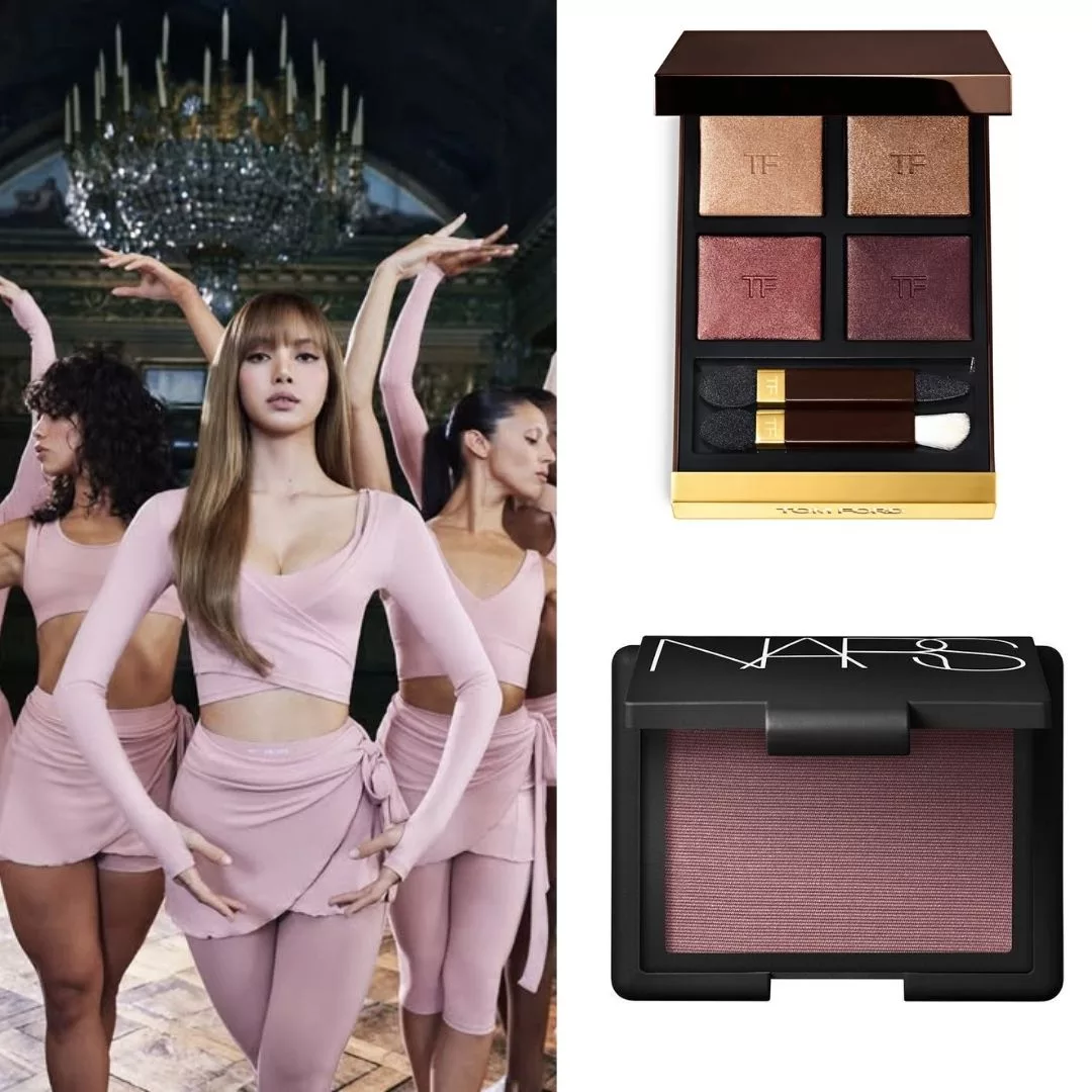 Trang điểm Lisa trong sự kết hợp lần này sử dụng tông màu mauve