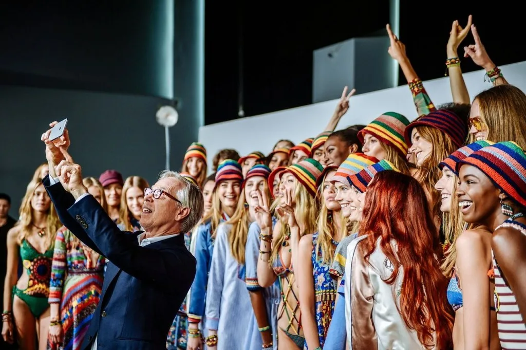 Người sáng lập thương hiệu Tommy Hilfiger tại NYFW 2016.
