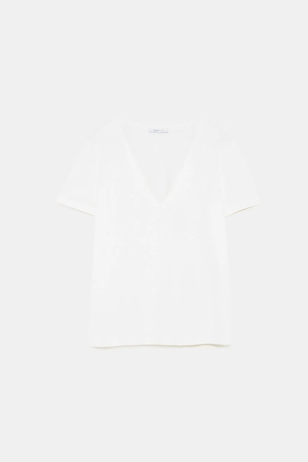 áo thun trắng zara