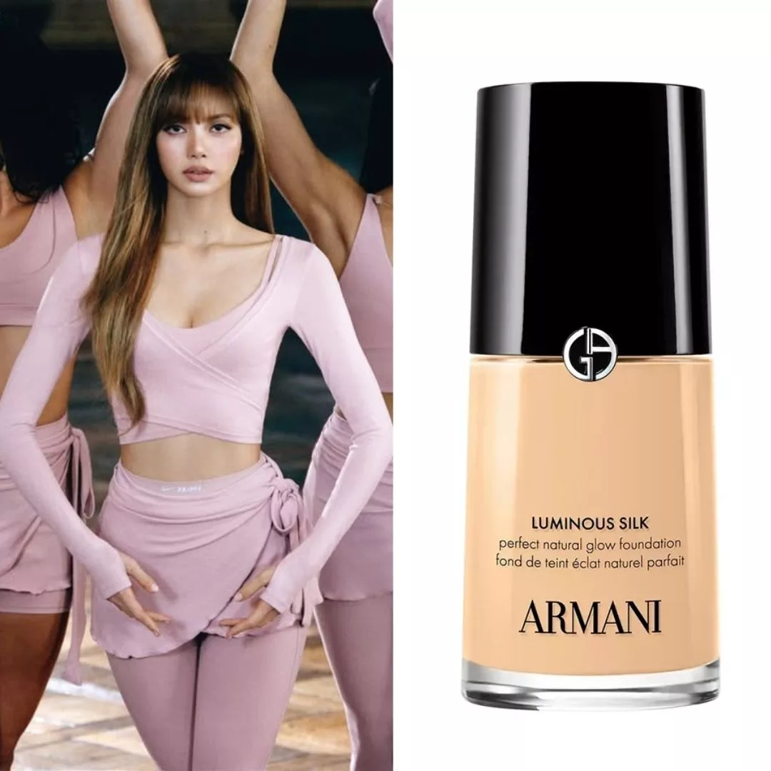 Lớp nền mịn lì là sự lựa chọn cho phong cách trang điểm Lisa lần này