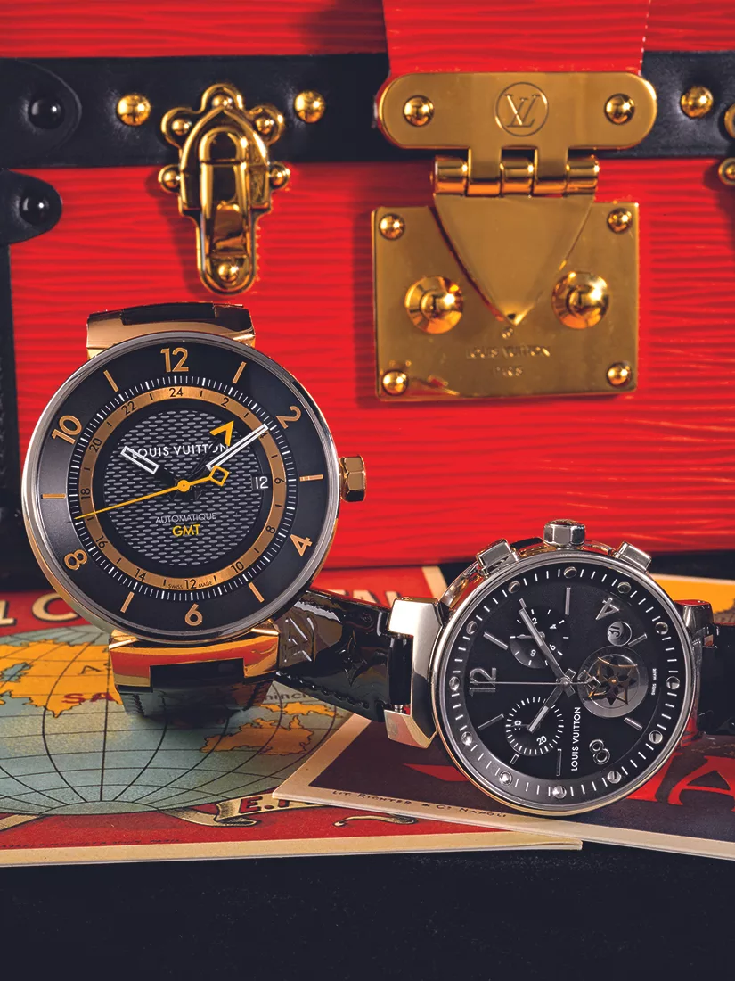 đồng hồ louis vuitton tambour moon 2017