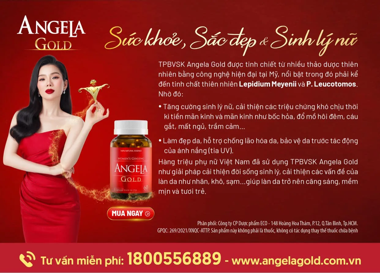 Angela Gold - Sắc đẹp, sức khỏe & Sinh lý nữ Angela - Sắc đẹp. Sức khỏe & Sinh lý nữ