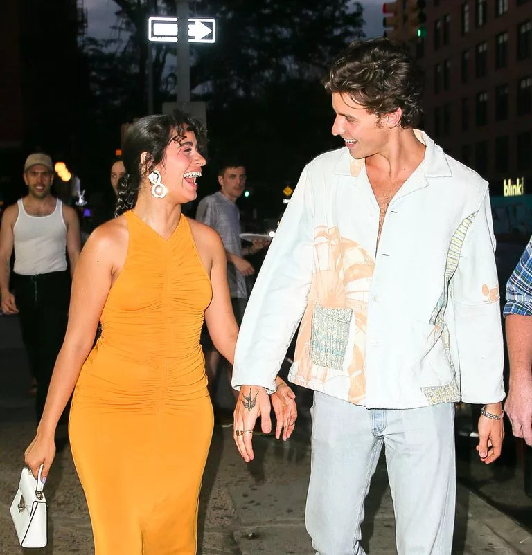 Shawn Mendes và Camila Cabello trên phố