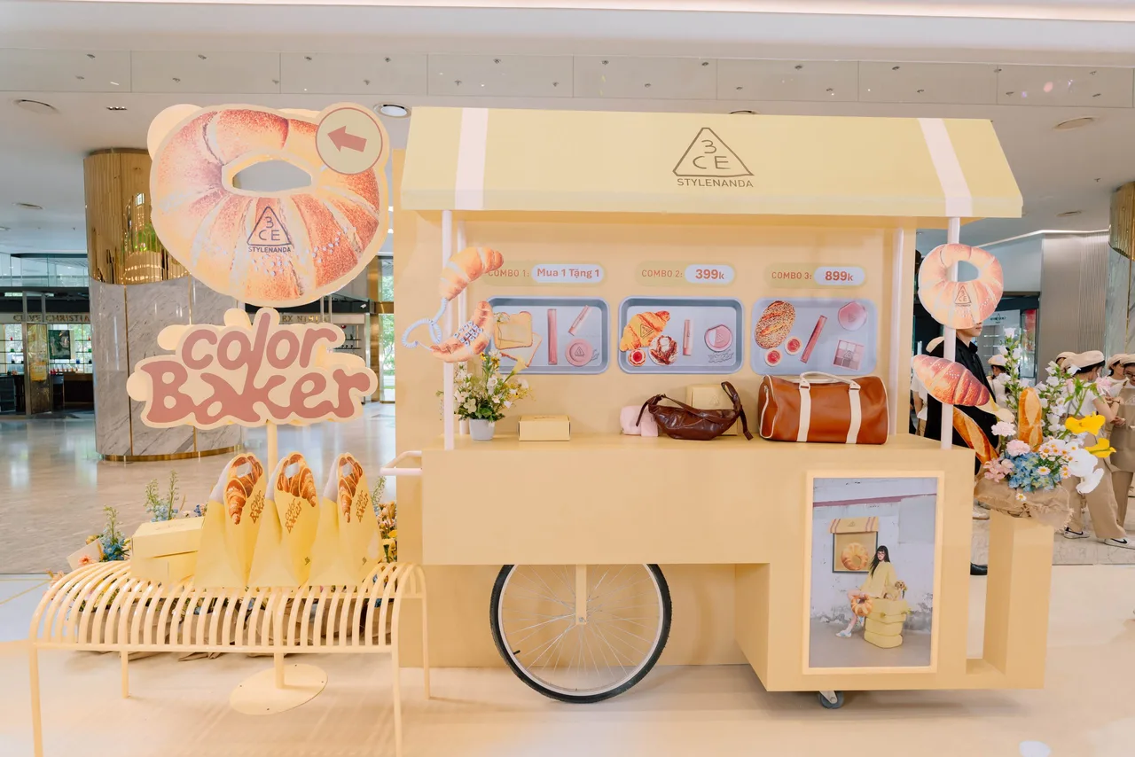 không gian sự kiện 3CE Color Baker