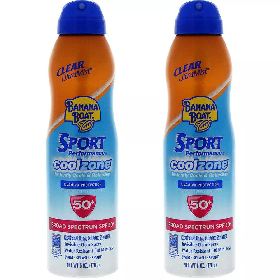 Banana Boat Sport CoolZone SPF50+ PA++++. xịt chống nắng Banana Boat Sport CoolZone SPF50+ PA++++.