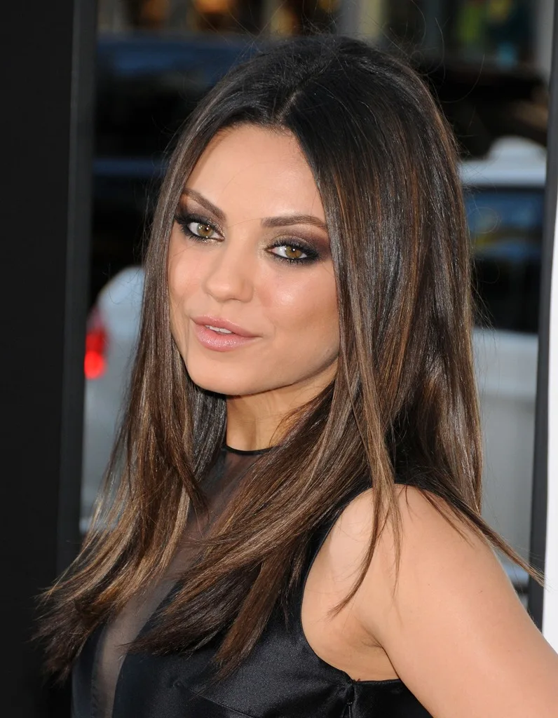 mila kunis tóc thẳng