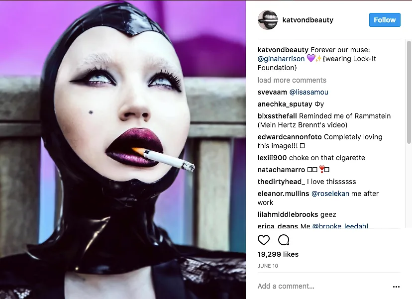 Instaglam - Chìm đắm trong các kiểu trang điểm đẹp hút hồn Instagram của Kat Von D
