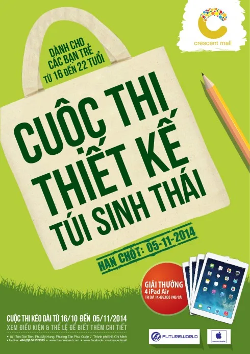 cuoc thi thiet ke Eco bag ellevn