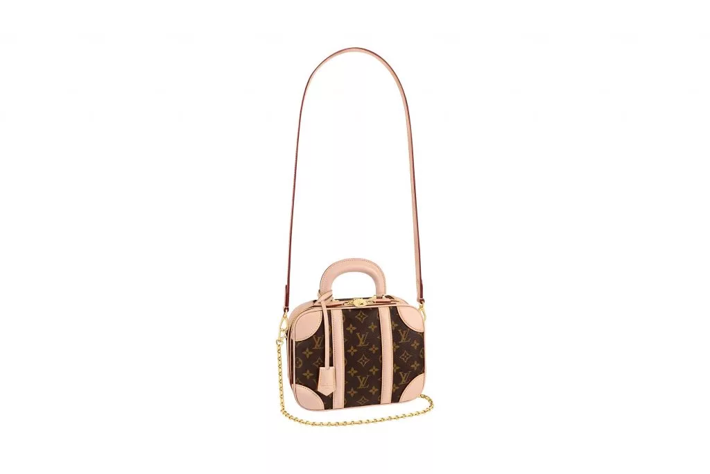 túi xách Louis Vuitton mini luggage màu be