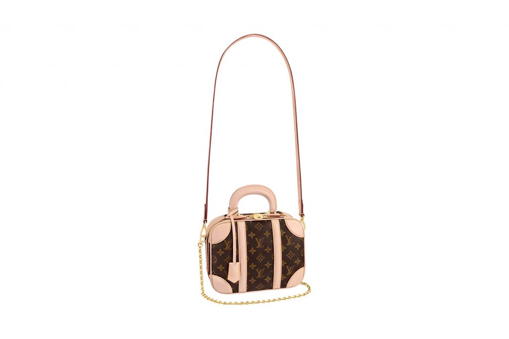 túi xách Louis Vuitton mini luggage màu be