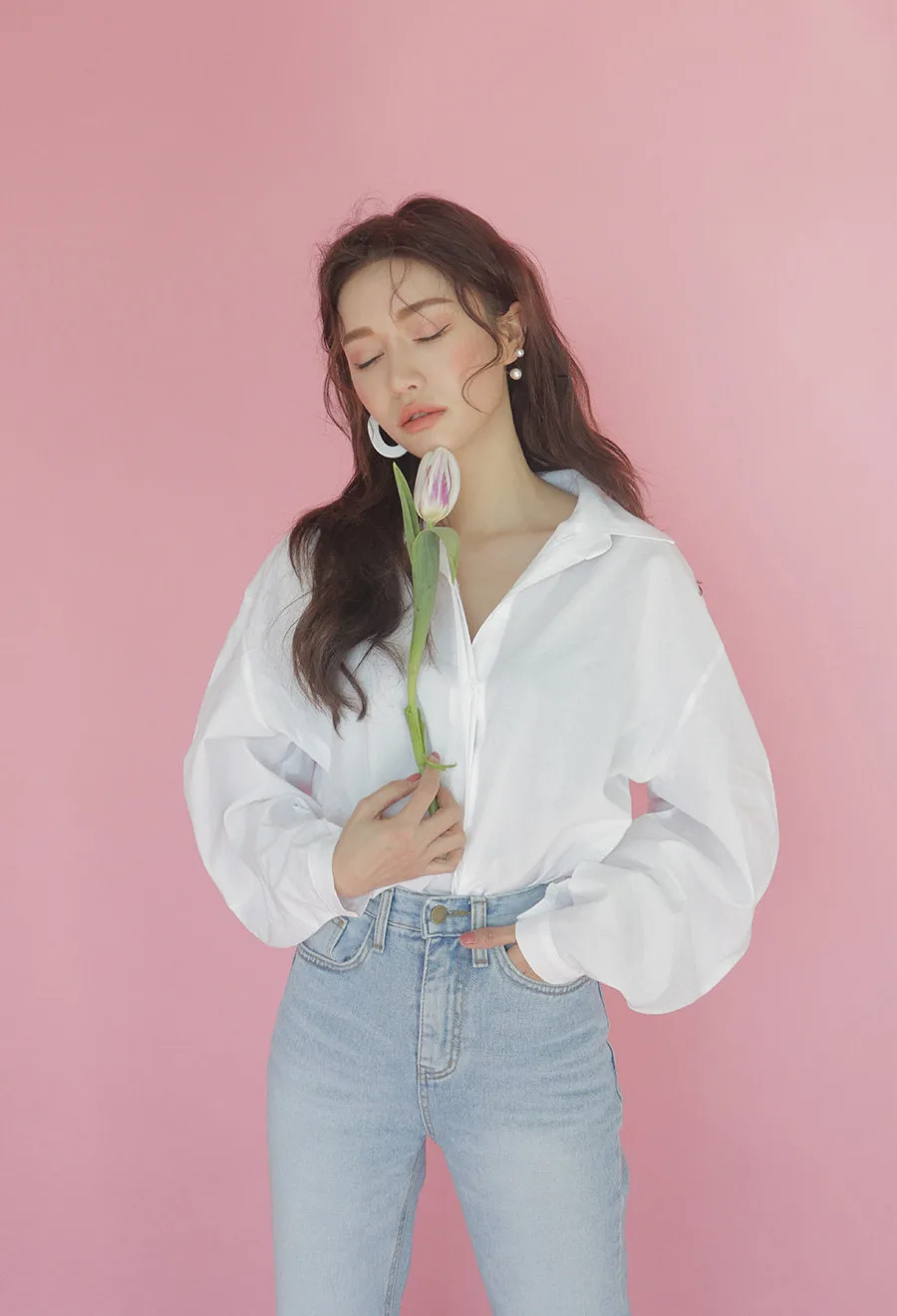 áo sơ mi rộng sơ mi mỏng