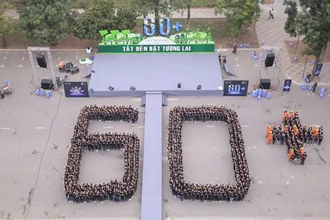 451.000 kWh là số lượng tiêu thụ điện được tiết kiệm qua chiến dịch Giờ trái đất năm 2016.