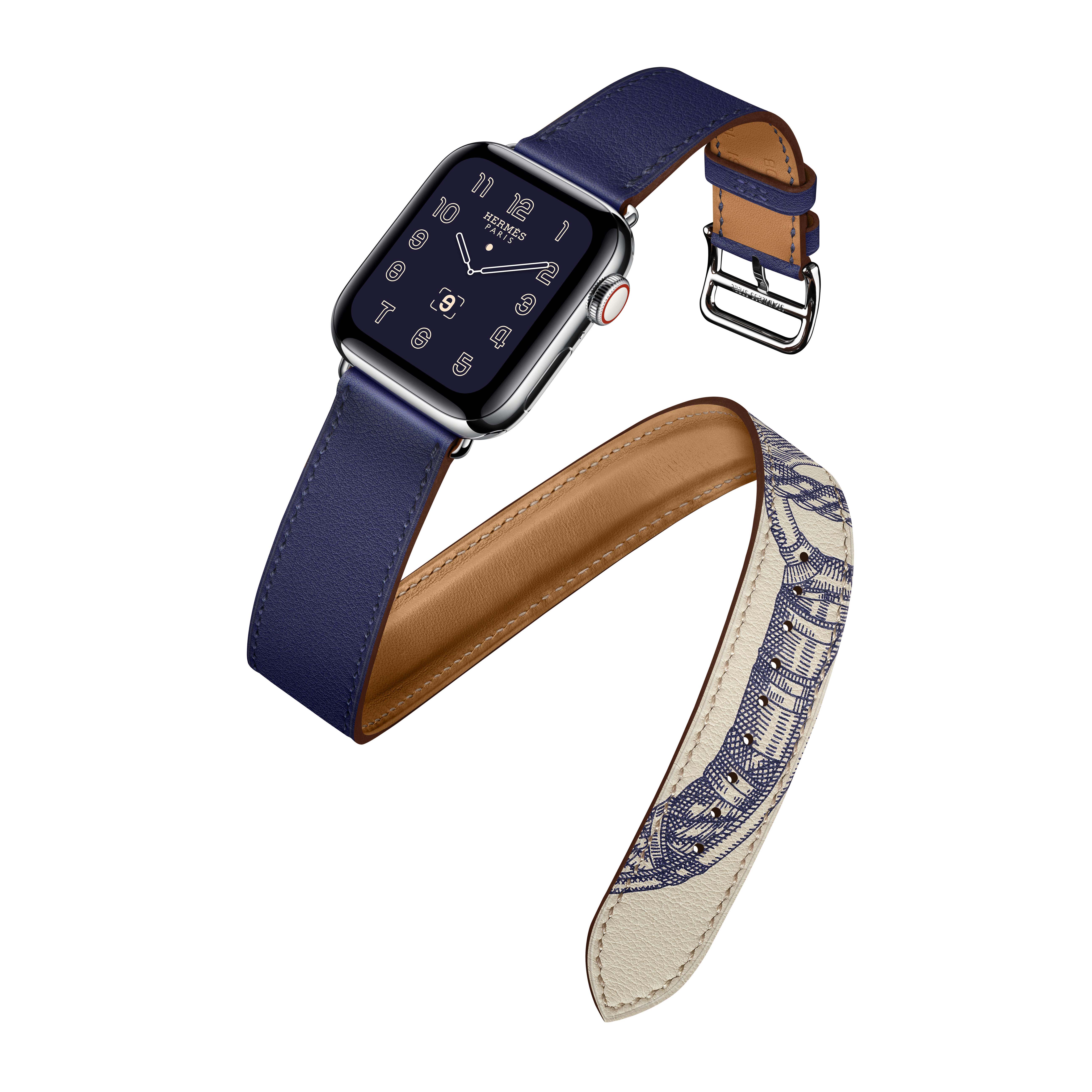 apple watch hermès Della Cavalleria màu xanh