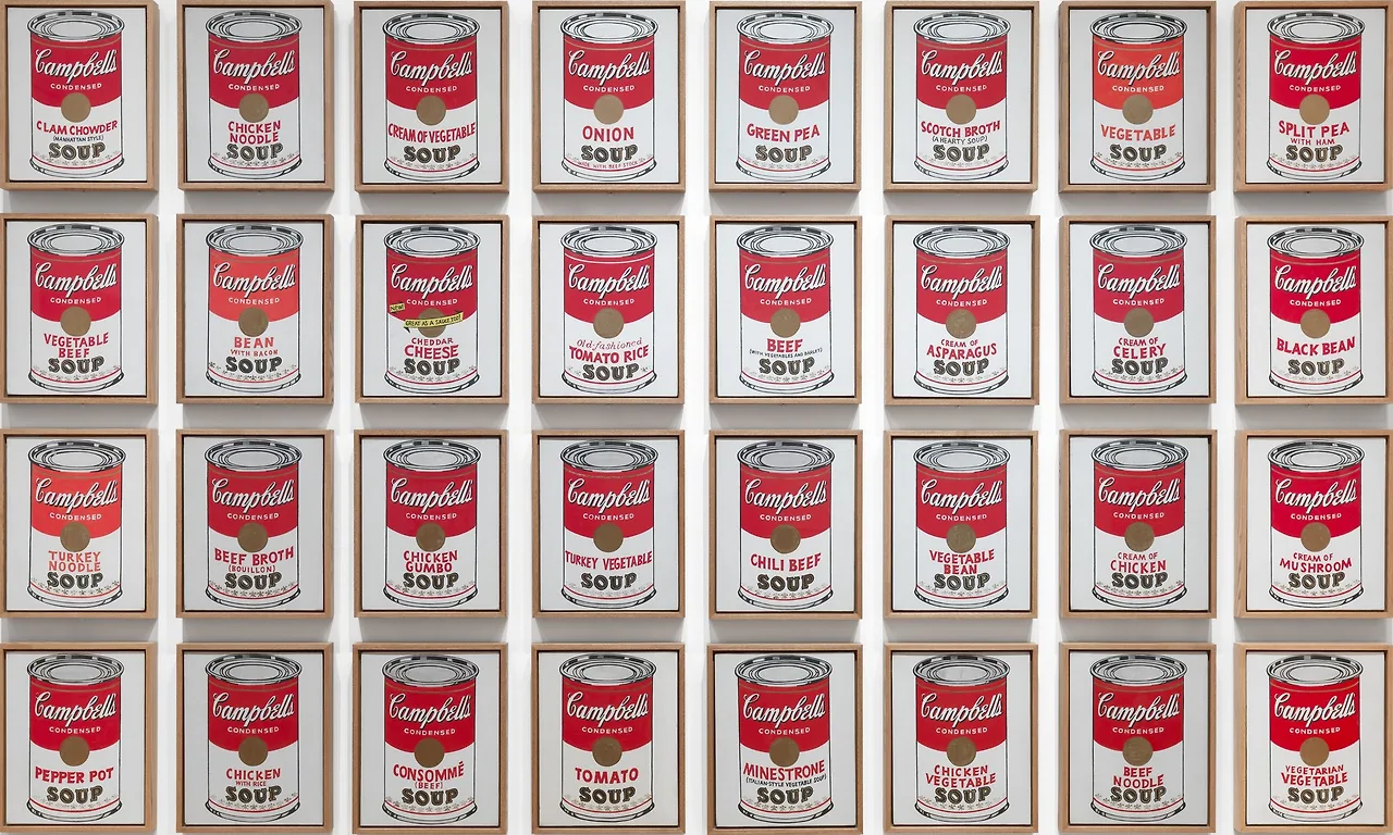 tranh nghệ thuật Campbell's Soup Cans