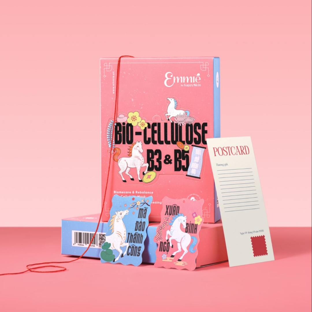 Emmié by Happy Skin Bio-Cellulose Mask