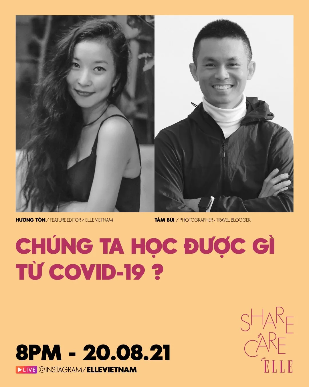 tâm bùi chia sẻ bài học từ đại dịch