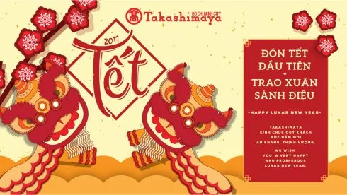 Takashimaya lần đầu tiên đón Tết cùng các tín đồ Sài Gòn