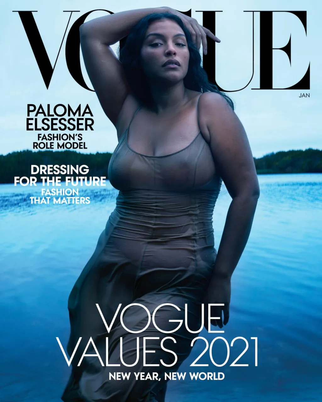 Người mẫu Paloma Elsesser xuất hiện trên bìa tạp chí Vogue tháng 1/2021 Người mẫu Paloma Elsesser xuất hiện trên bìa tạp chí Vogue tháng 1/2021