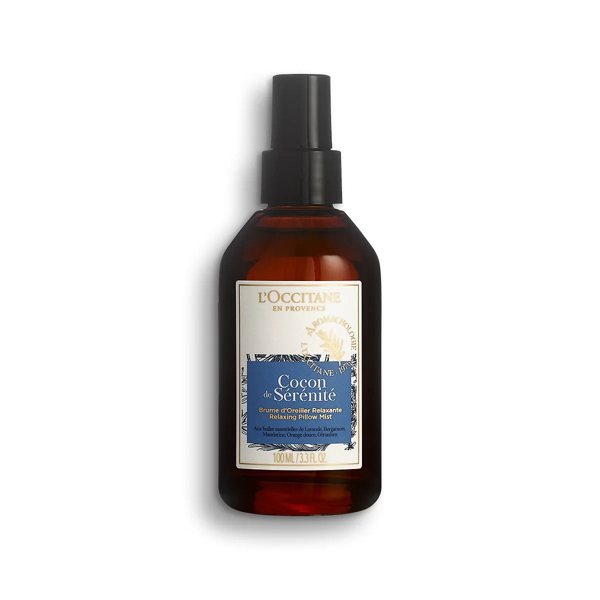 Chai nước hoa L'Occitane giúp ngủ ngon.