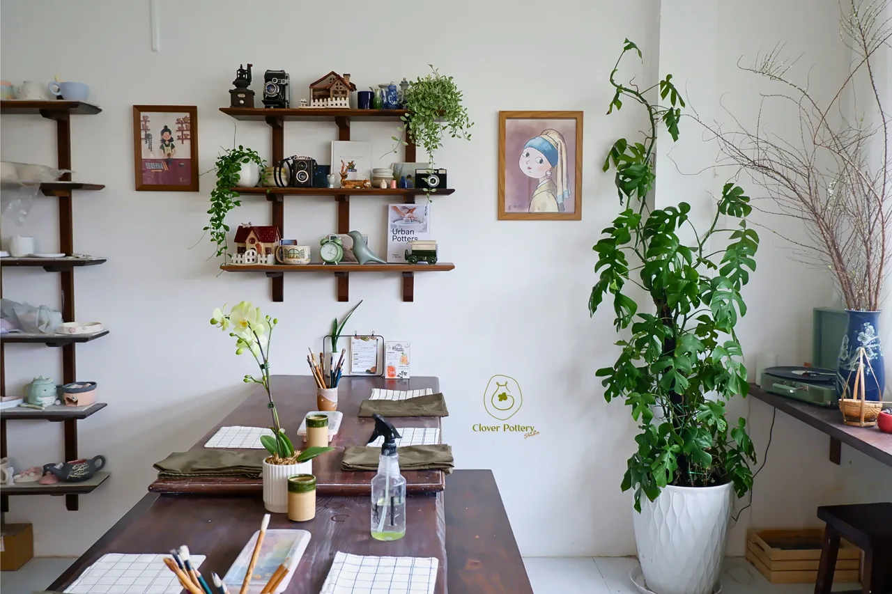 Không gian làm gốm tại Clover Pottery Studio - ELLE Lifestyle Map đợt 3