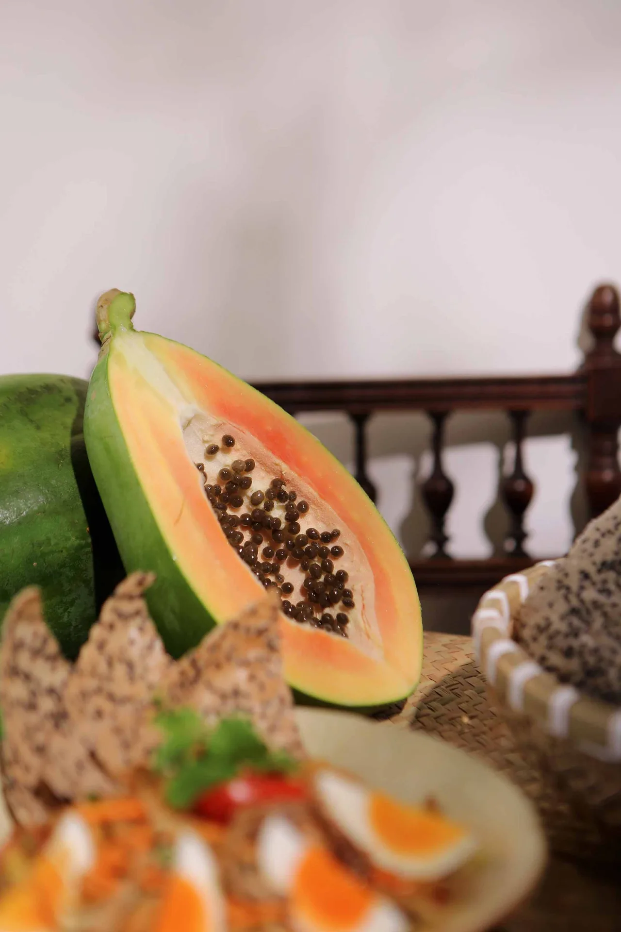 đu đủ xanh