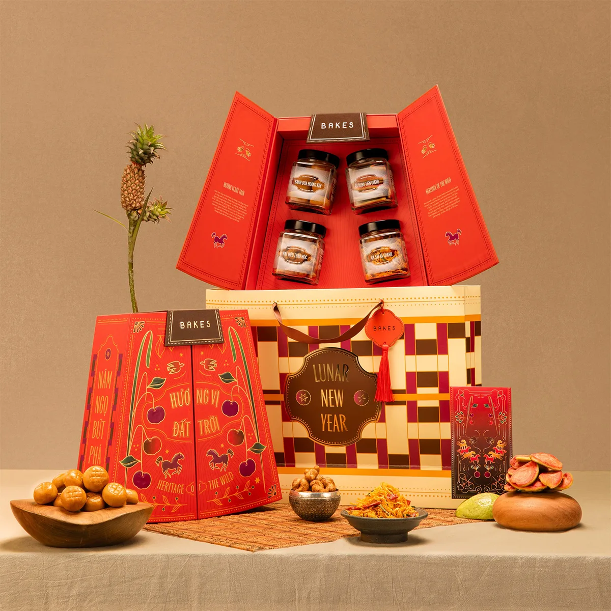 set quà Tết thương hiệu bakes