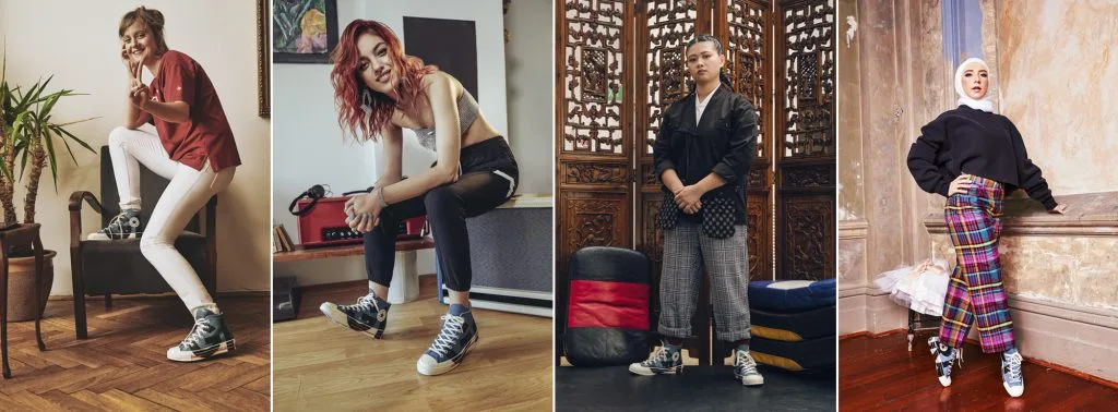 Mượn giày Converse để trả lời cho câu hỏi "Như thế nào là con gái?" 5