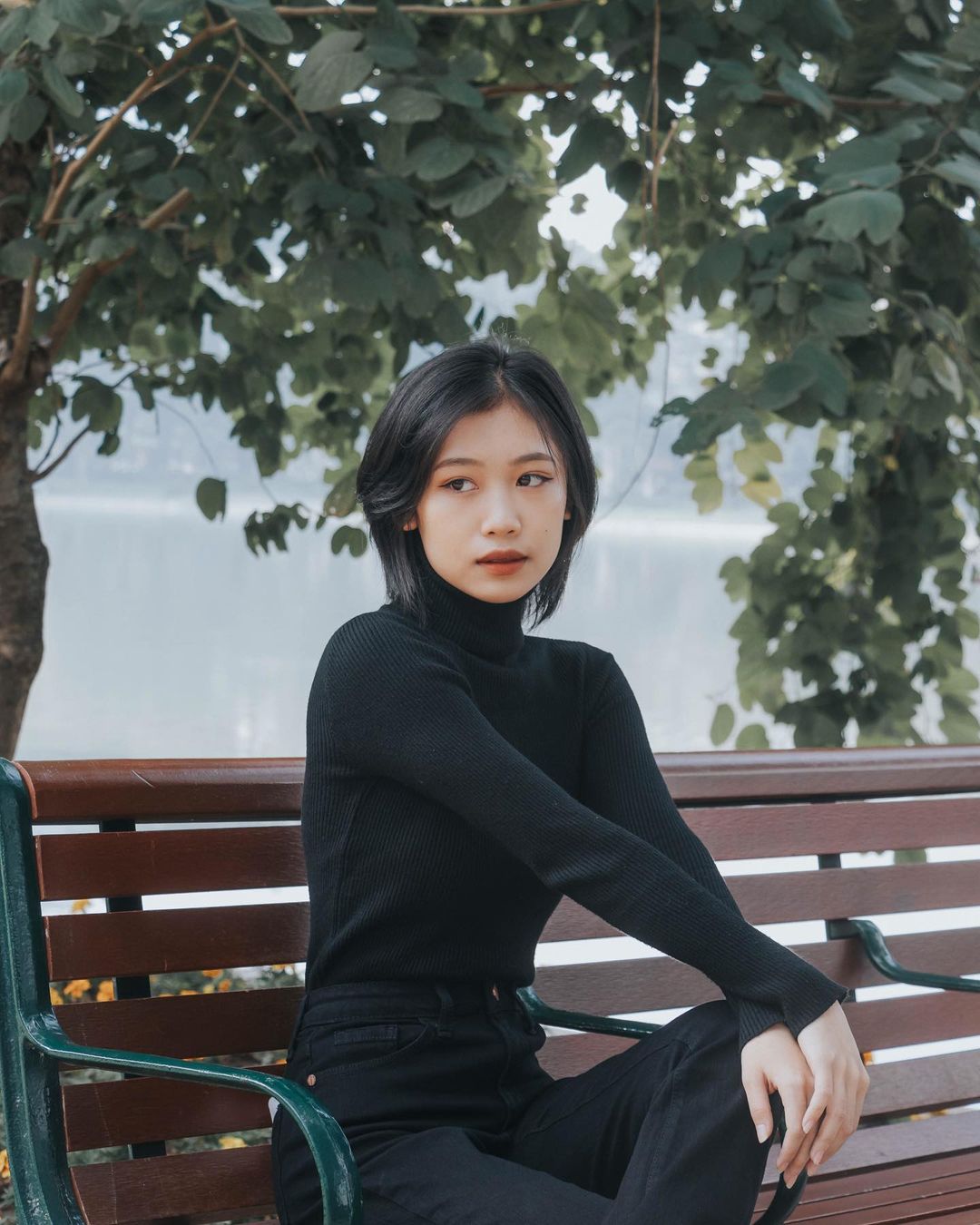 chụp hình ở Hồ Gươm