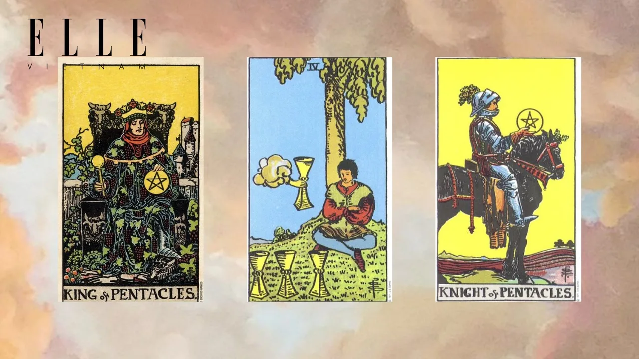 trải bài tuần mới gồm Two of Pentacles - Nine of Cups - The Star