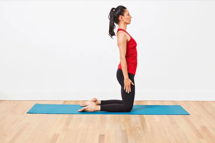 bài tập yoga - tư thế lạc đà