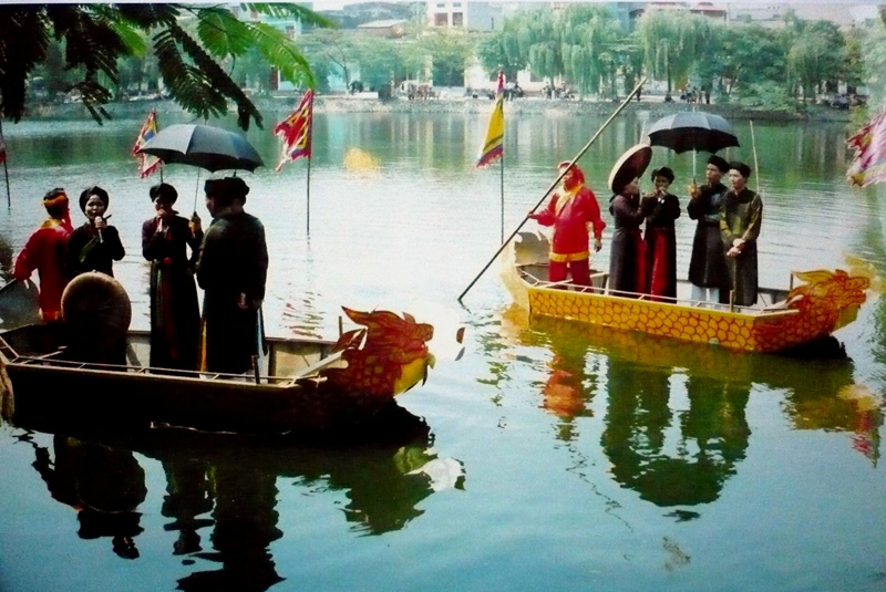 du xuân miền Bắc - hội lim 4 - elle viet nam
