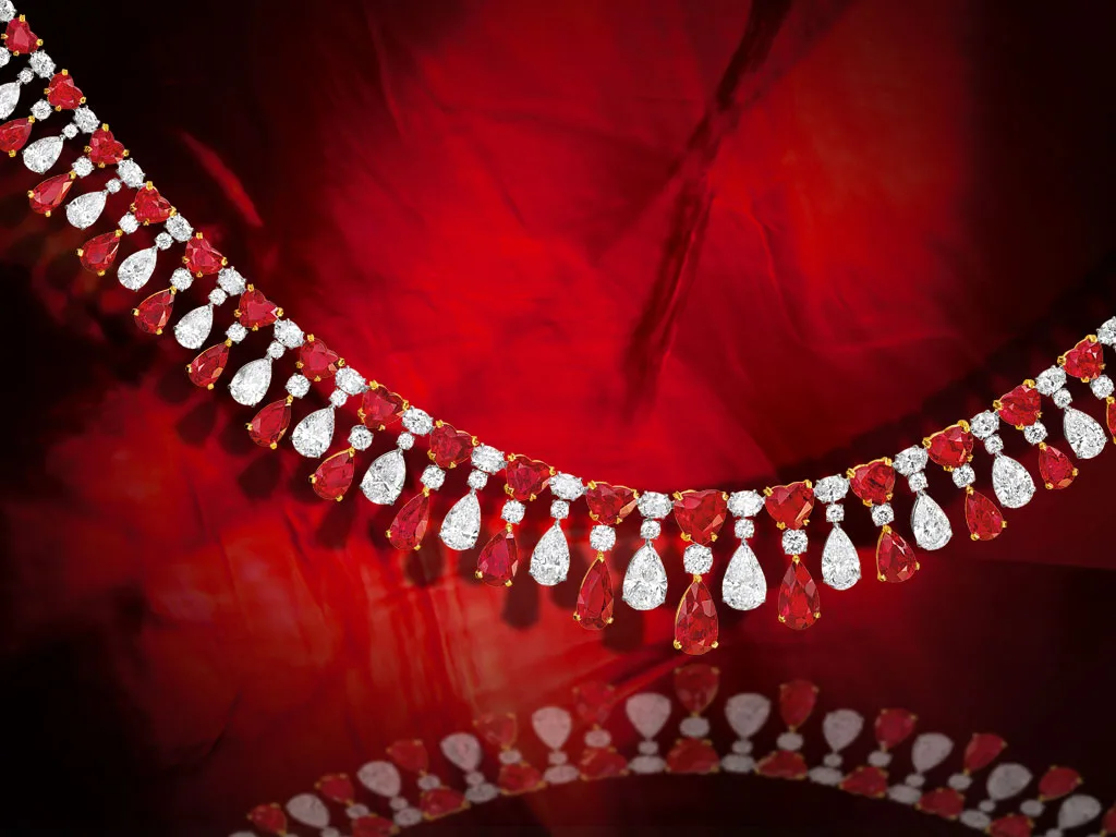 thiết kế vòng cổ Red Emperor Necklace