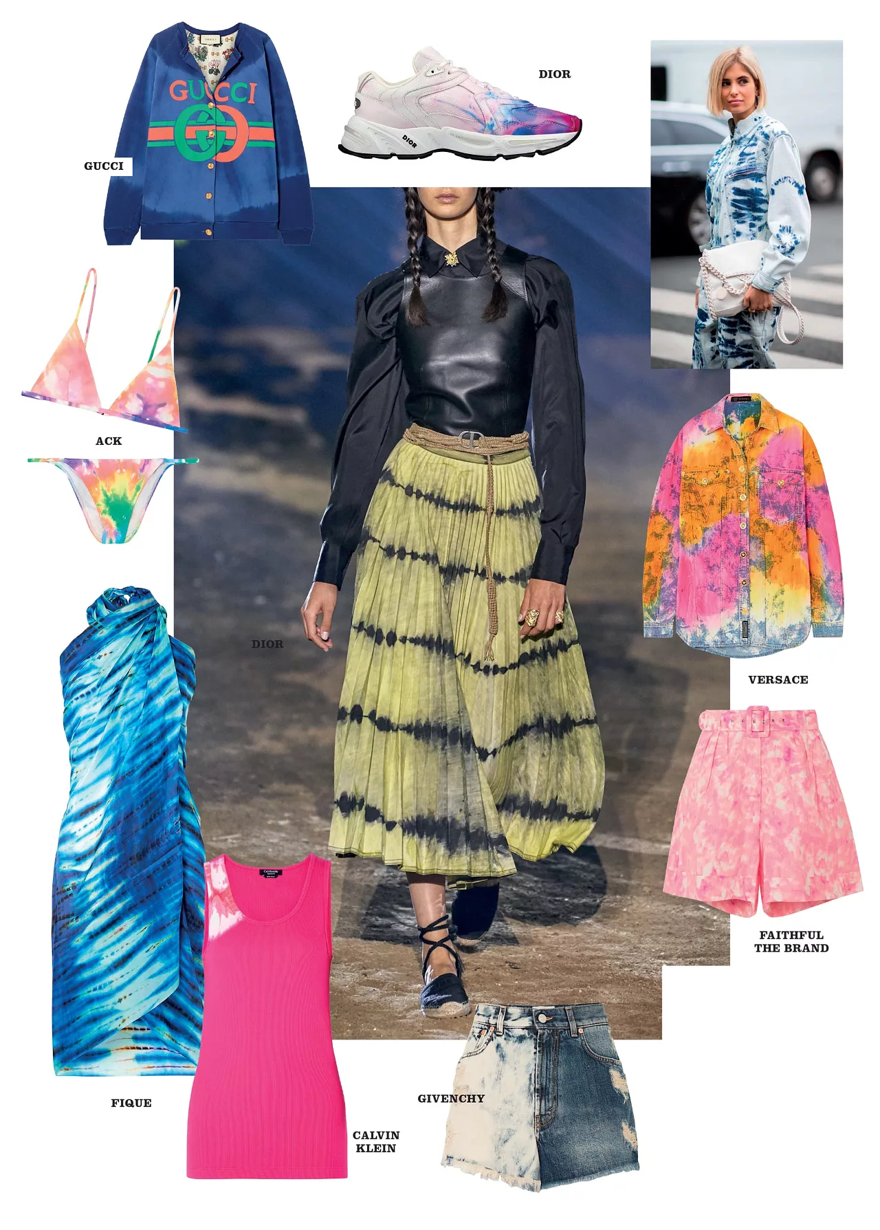 thời trang kỹ thuật nhuộm tie dye thời trang xuân hè 2020 kỹ thuật nhuộm tie dye