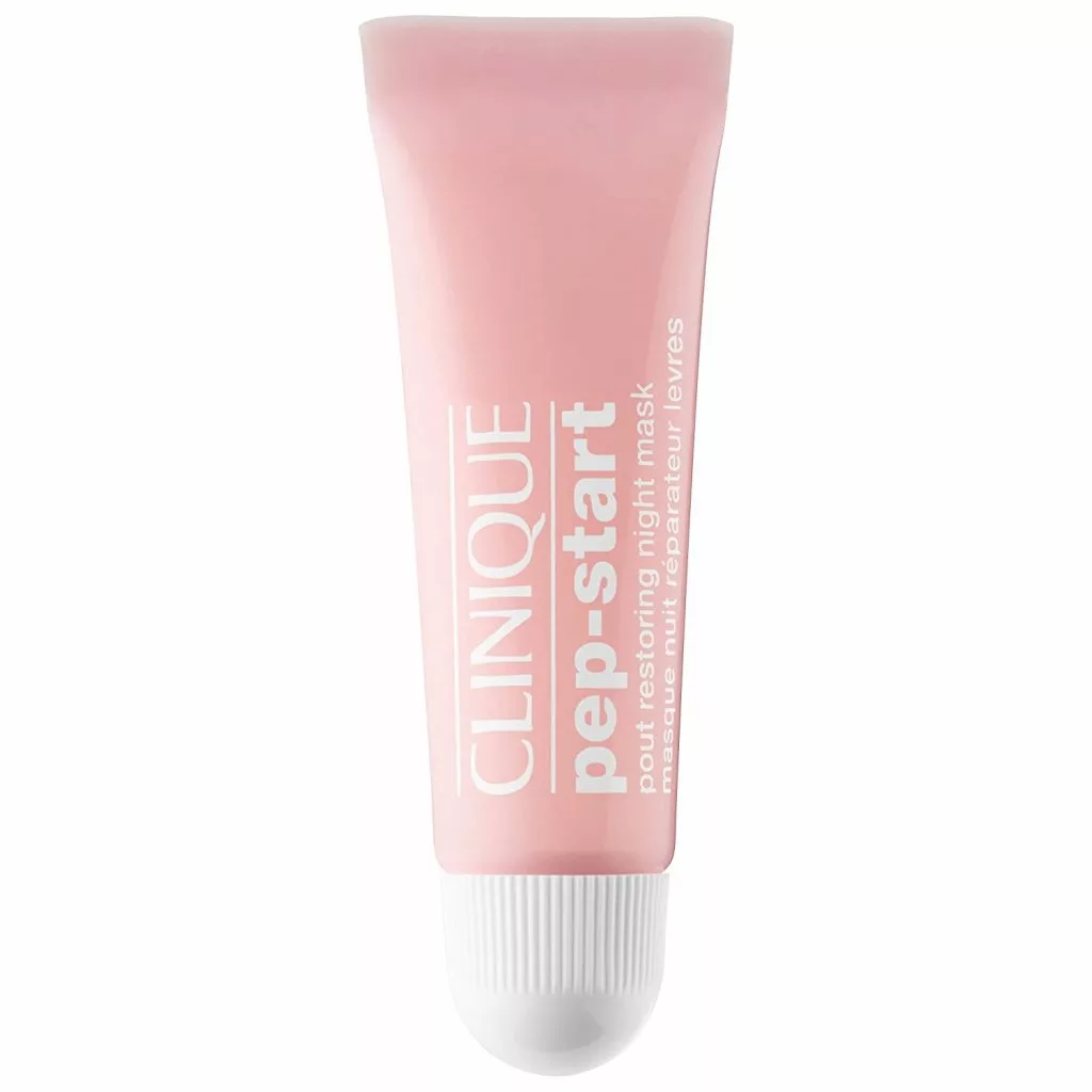 Mặt nạ môi Clinique's Pep-Start Pout Restoring Night Mask. Mặt nạ môi Clinique's Pep-Start Pout Restoring Night Mask.