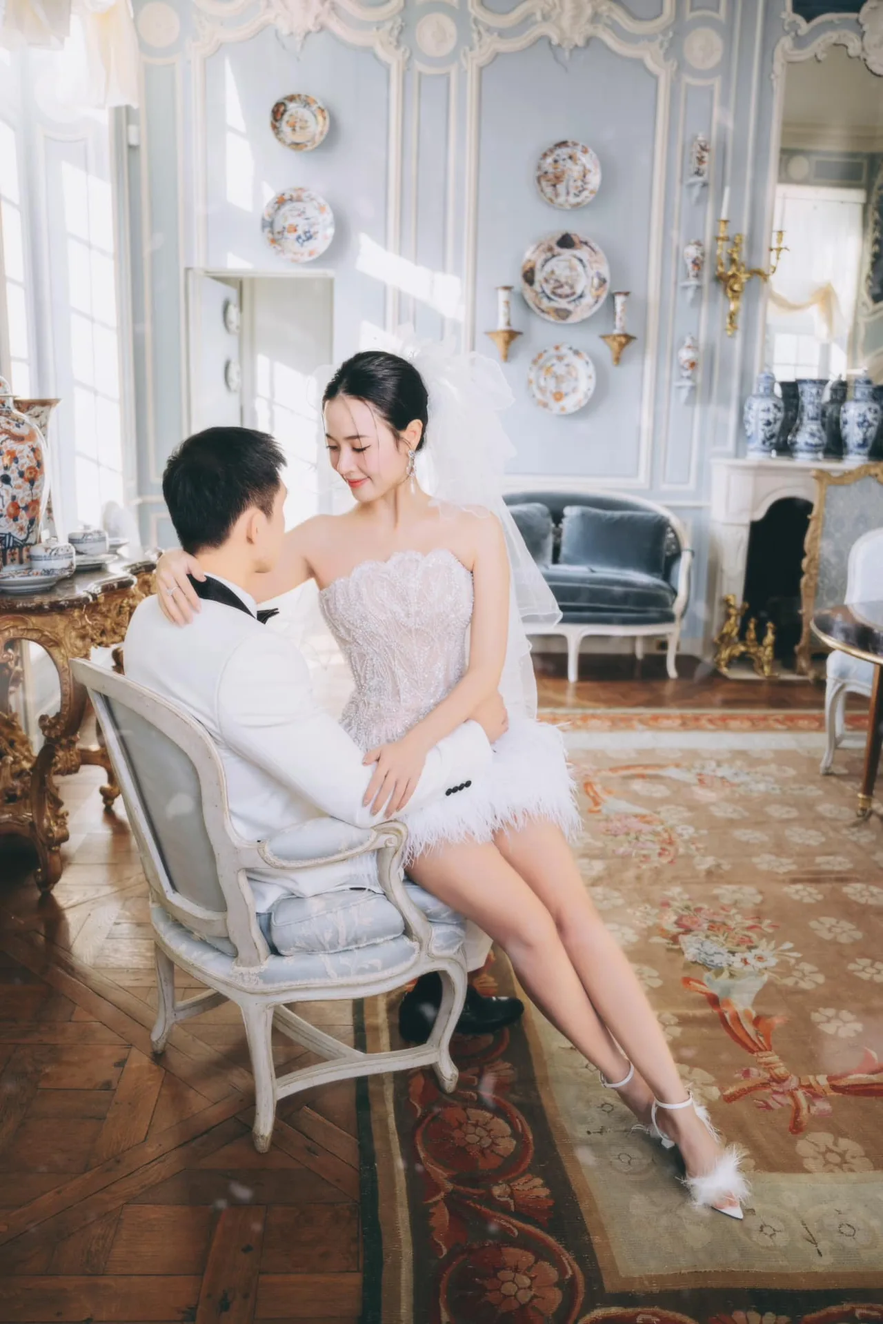 Giày cao gót cưới Midu