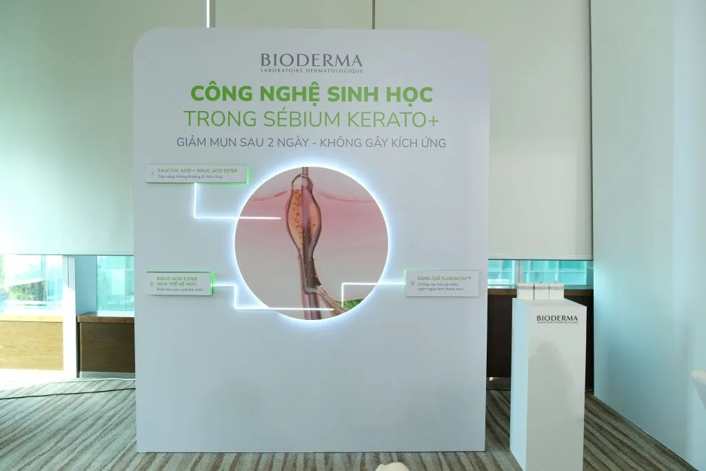 Sản phẩm trị mụn mới của Bioderma giúp giảm mụn sau hai ngày. Sản phẩm trị mụn mới của Bioderma giúp giảm mụn sau hai ngày.