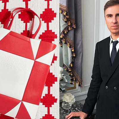 Vải chần họa tiết giúp NTK Raf Simons được Bảo tàng Nghệ thuật Dân gian Mỹ vinh danh