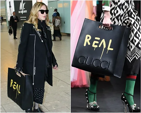 ca sĩ madonna với gucci ghost