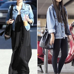 2 cá tính cho 1 chiếc áo khoác jeans