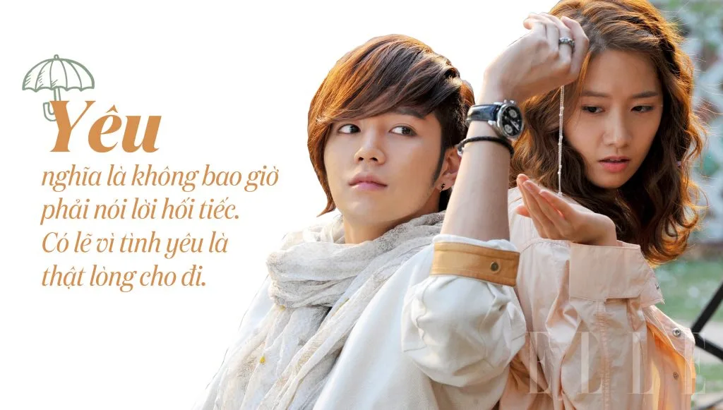 câu nói hay trong phim love rain 1