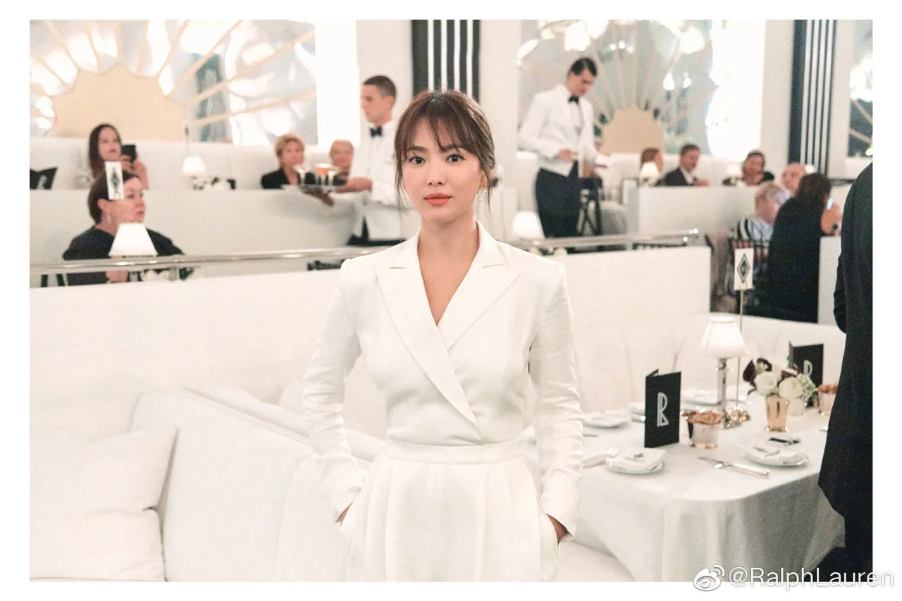 song hye kyo tại sự kiện của Ralph Lauren