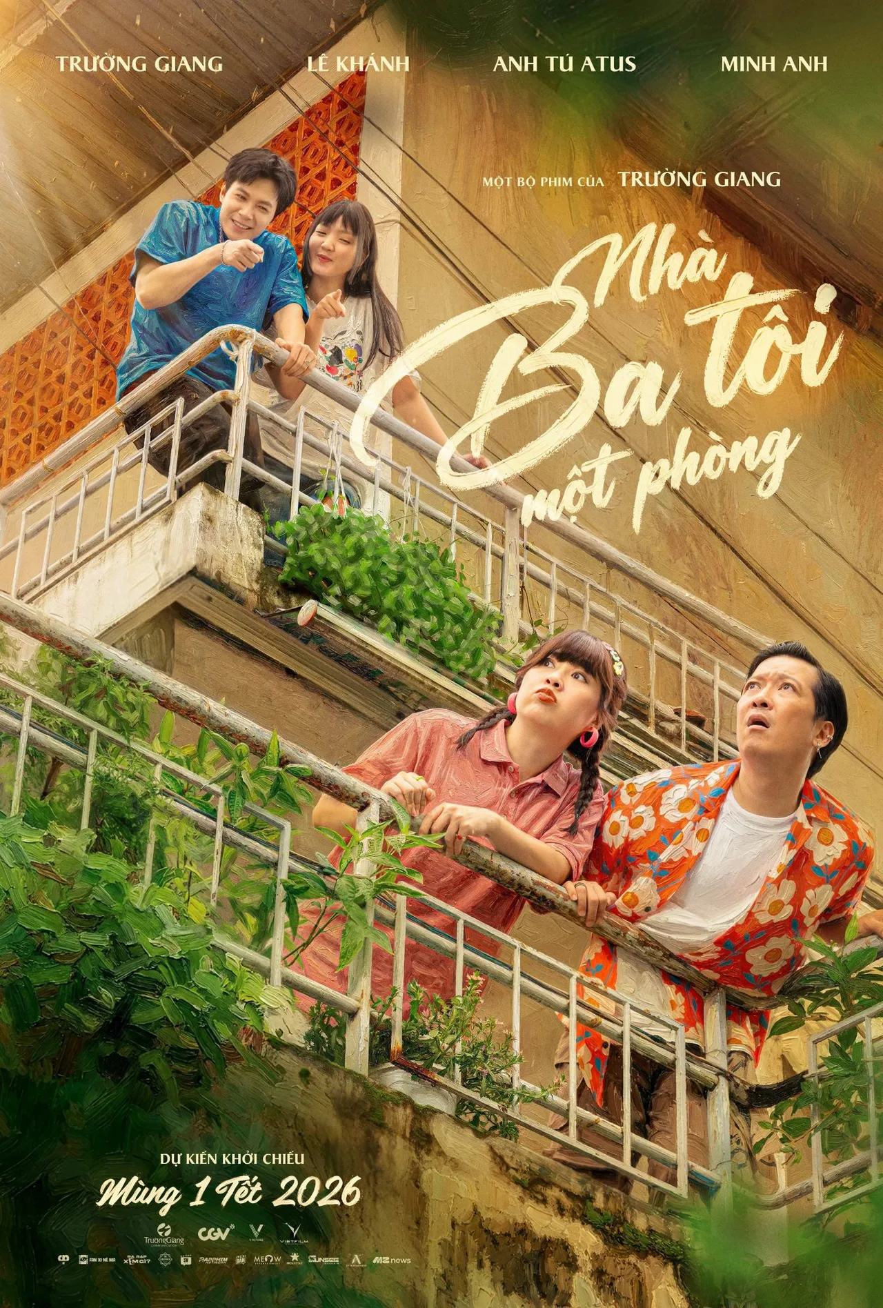 Nhà Ba Tôi Một Phòng là bộ phim điện ảnh hài - tâm lý gia đình Việt Nam