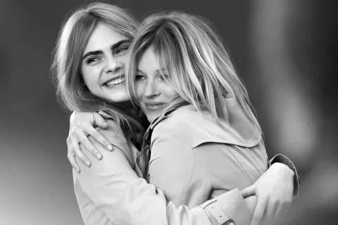 ellevn my burberry cara delevingne kate moss