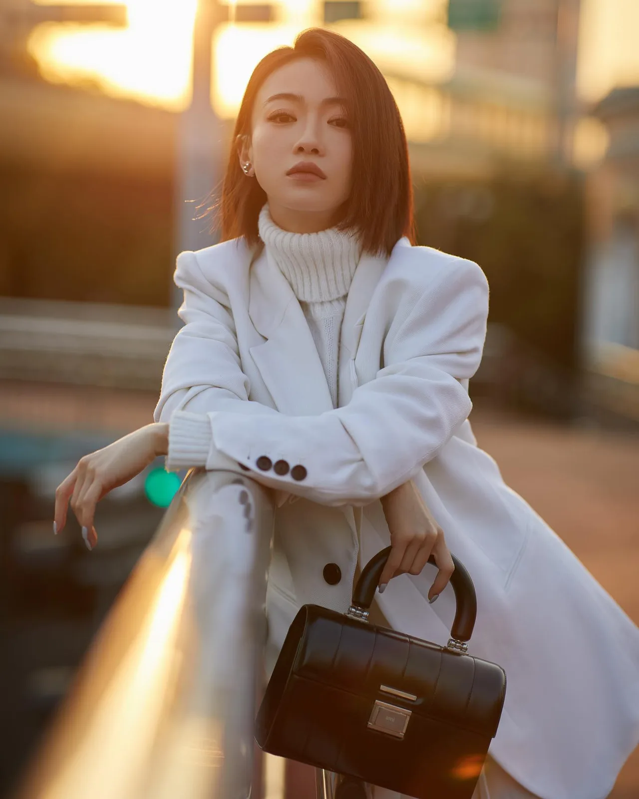 nữ diện viên xuân hoa diễm diện blazer