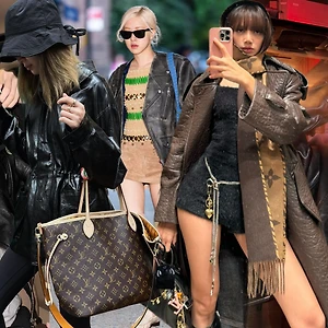 Học sao Hàn cách phối áo da “trendy” mùa Thu-Đông