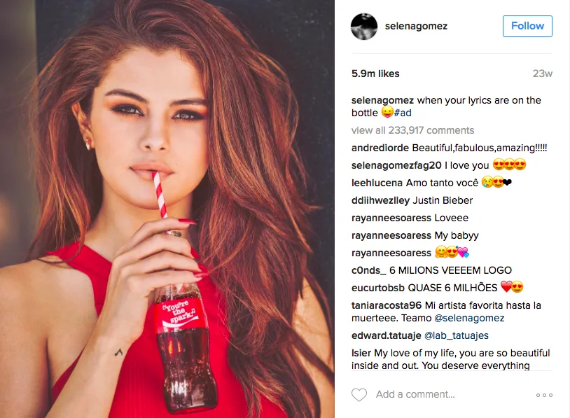 Selena Gomez tiết lộ bí quyết chụp ảnh trên Instagram ELLE VN