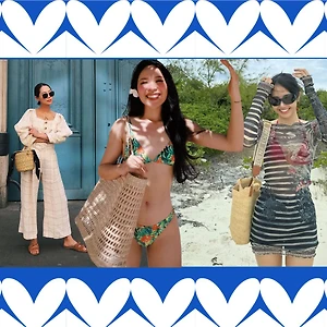 5 mẫu túi cói đi biển chứa đựng hơi thở mùa Hè
