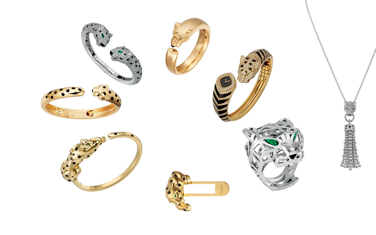 trang sức cao cấp Cartier họa tiết chú báo trang sức cao cấp Cartier họa tiết chú báo