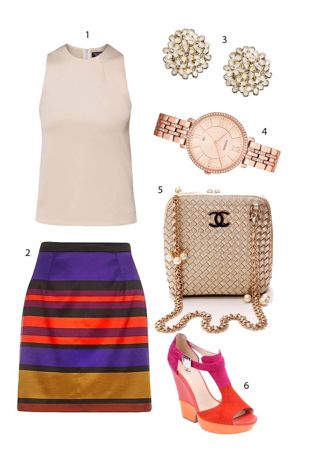 1. ZALORA 2. RIVER ISLAND 3 .ACCESSORIZE 4. FOSSIL 5.CHANEL 6.PREDO